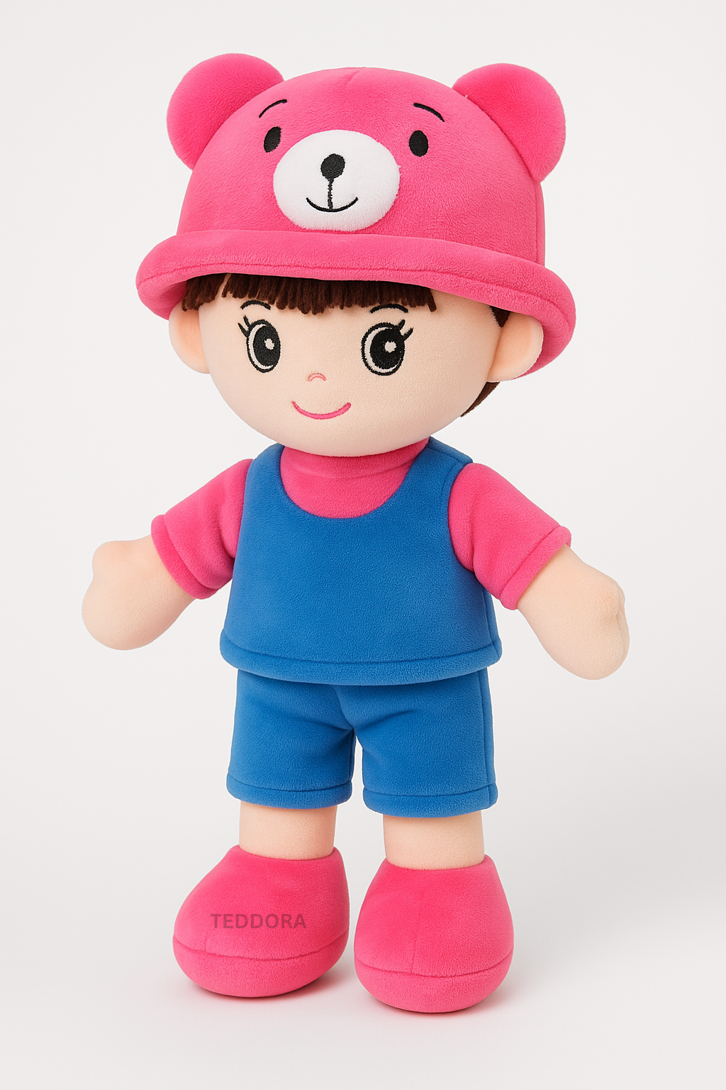 TEDDORA Eddie Boy Doll Soft Toy – Cute Plush Doll for Kids – 40cm