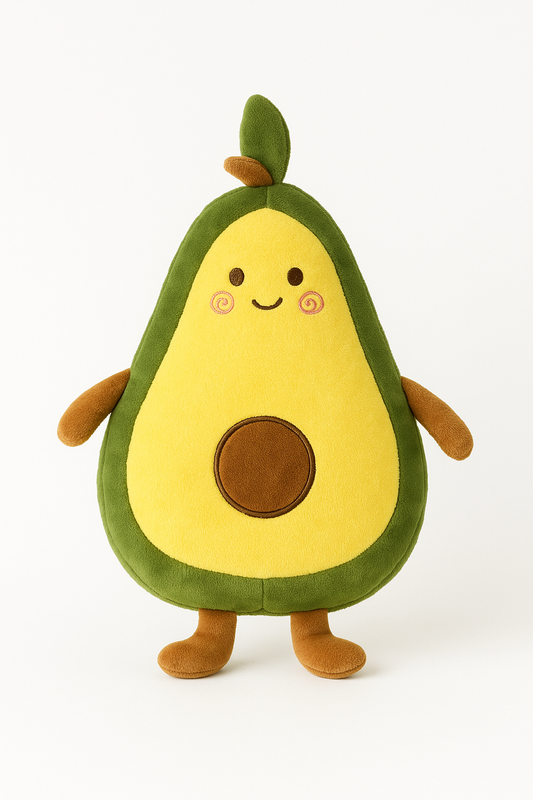 Smiley Avocado Plush - 30cm