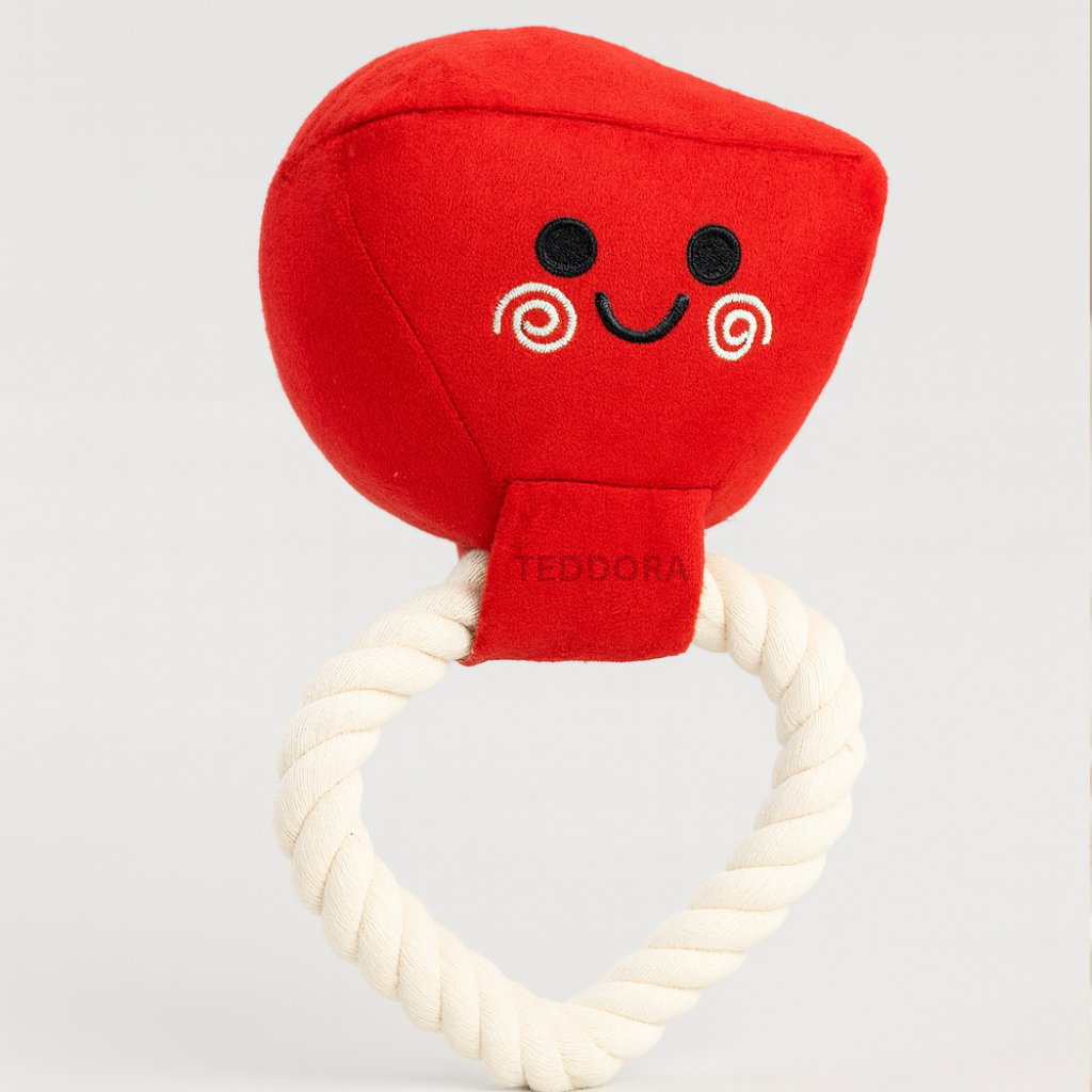 plush rope chew dog toy