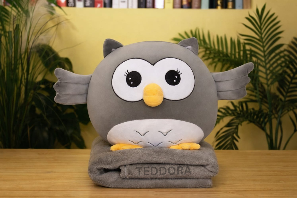 TEDDORA Owly Blanket - 20cm