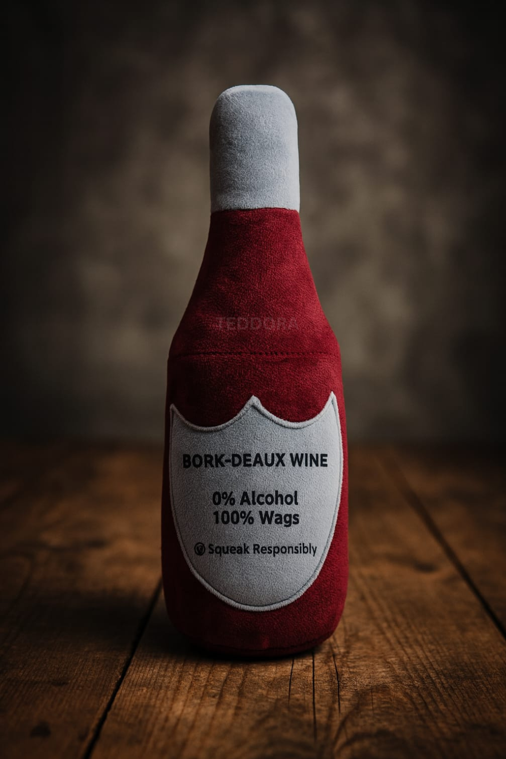 funny wine bottle dog toy plush