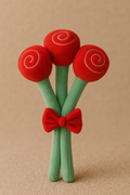 rose bouquet plush dog toy