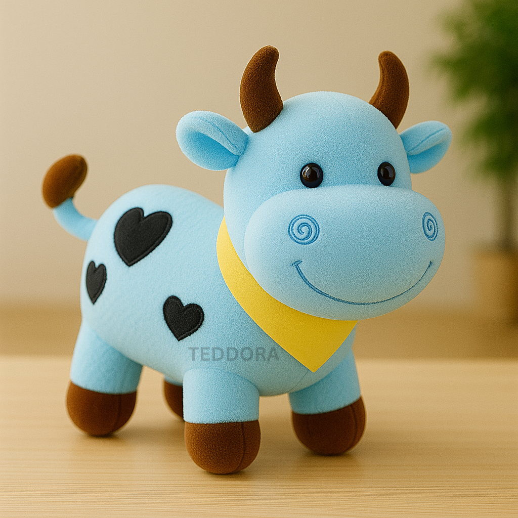 TEDDORA Smiley Cow Soft Toy - 25cm