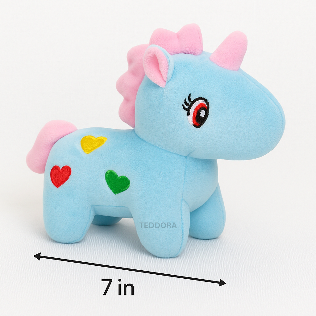 TEDDORA Mini Unicorn Soft Toy - 16cm
