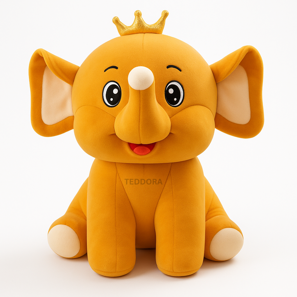 TEDDORA Crown Ele Soft Toy - 25cm