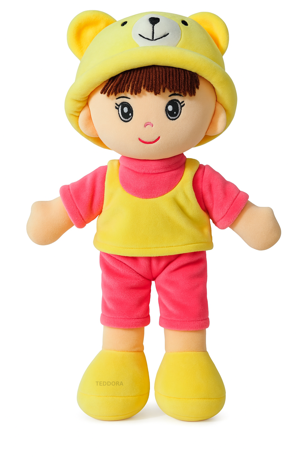 TEDDORA Eddie Boy Doll Soft Toy – Cute Plush Doll for Kids – 40cm