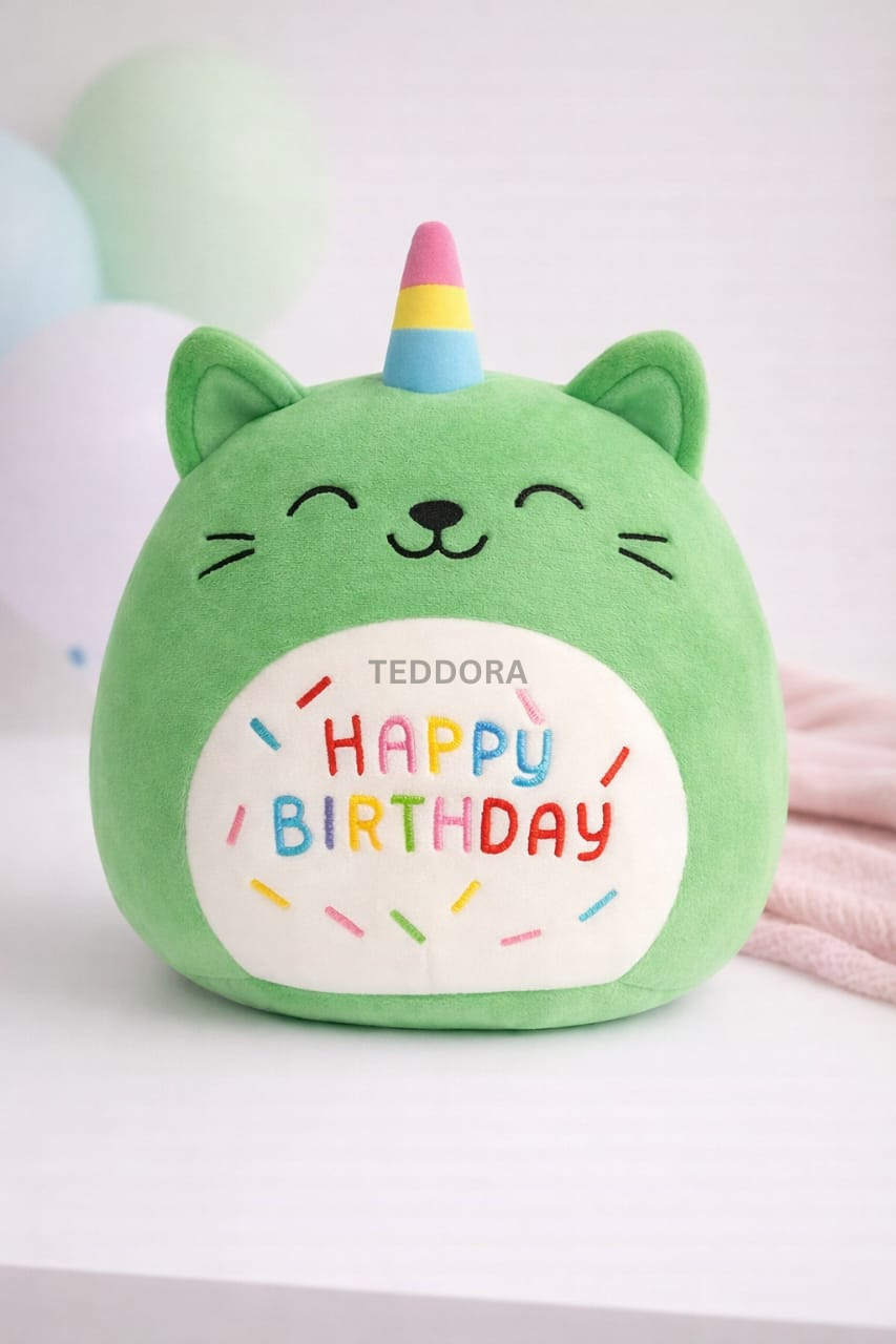 TEDDORA Happyhorn Birthday Pillow - 12cm