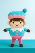 TEDDORA Jingle Girl Soft Toy For Christmas Playtime - 26cm