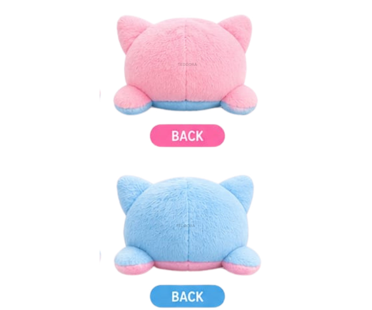 Flippy Cat Mood Changer Soft Toy - 15CM  | TEDDORA