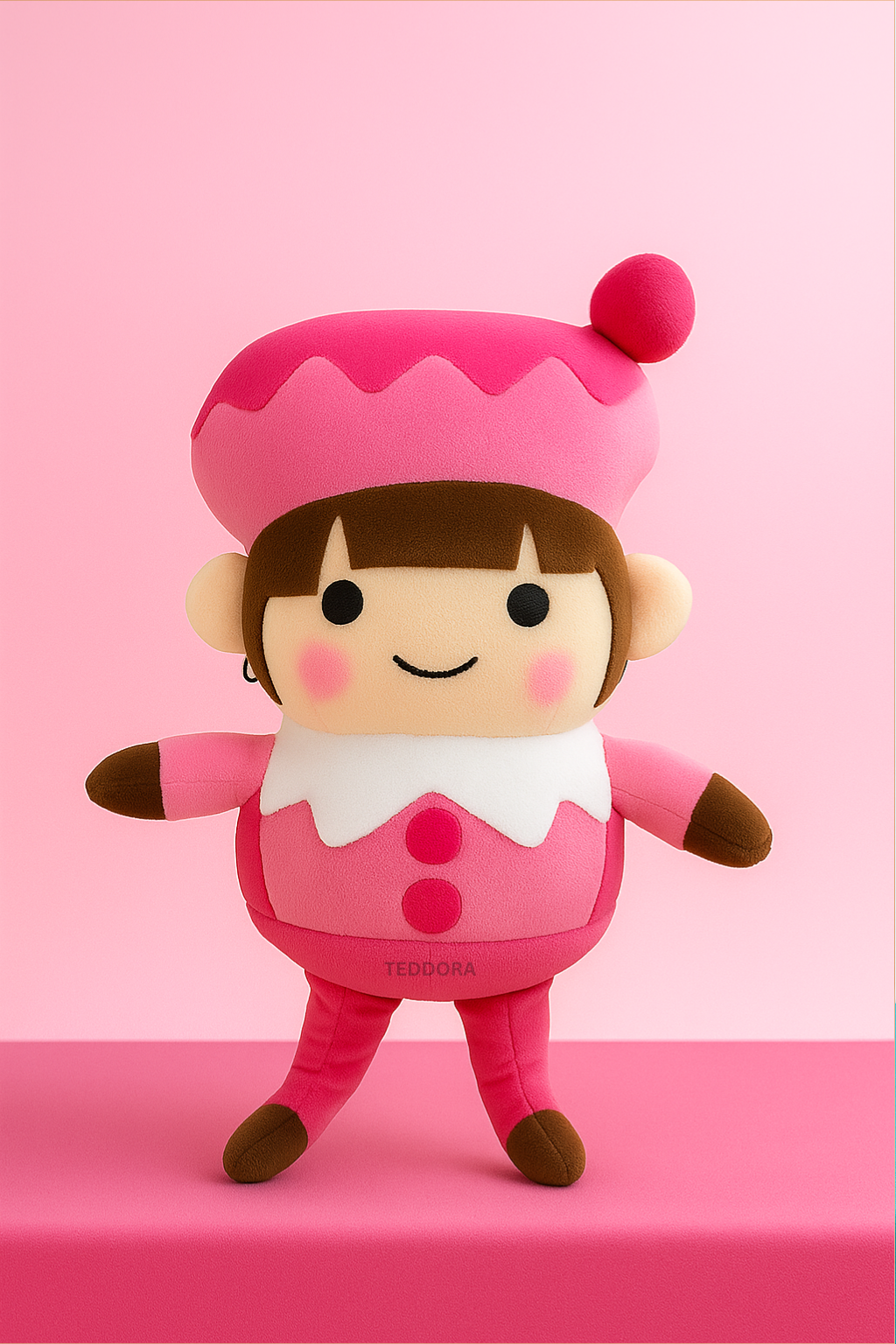 TEDDORA Jingle Girl Soft Toy For Christmas Playtime - 26cm