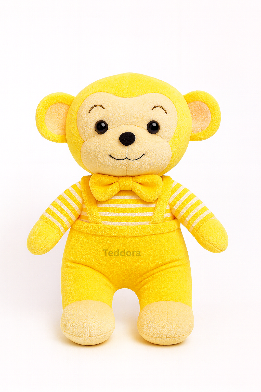 TEDDORA Bow Monkey Soft Toy - 25 cm