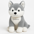 TEDDORA Husky Soft Toy - 20cm