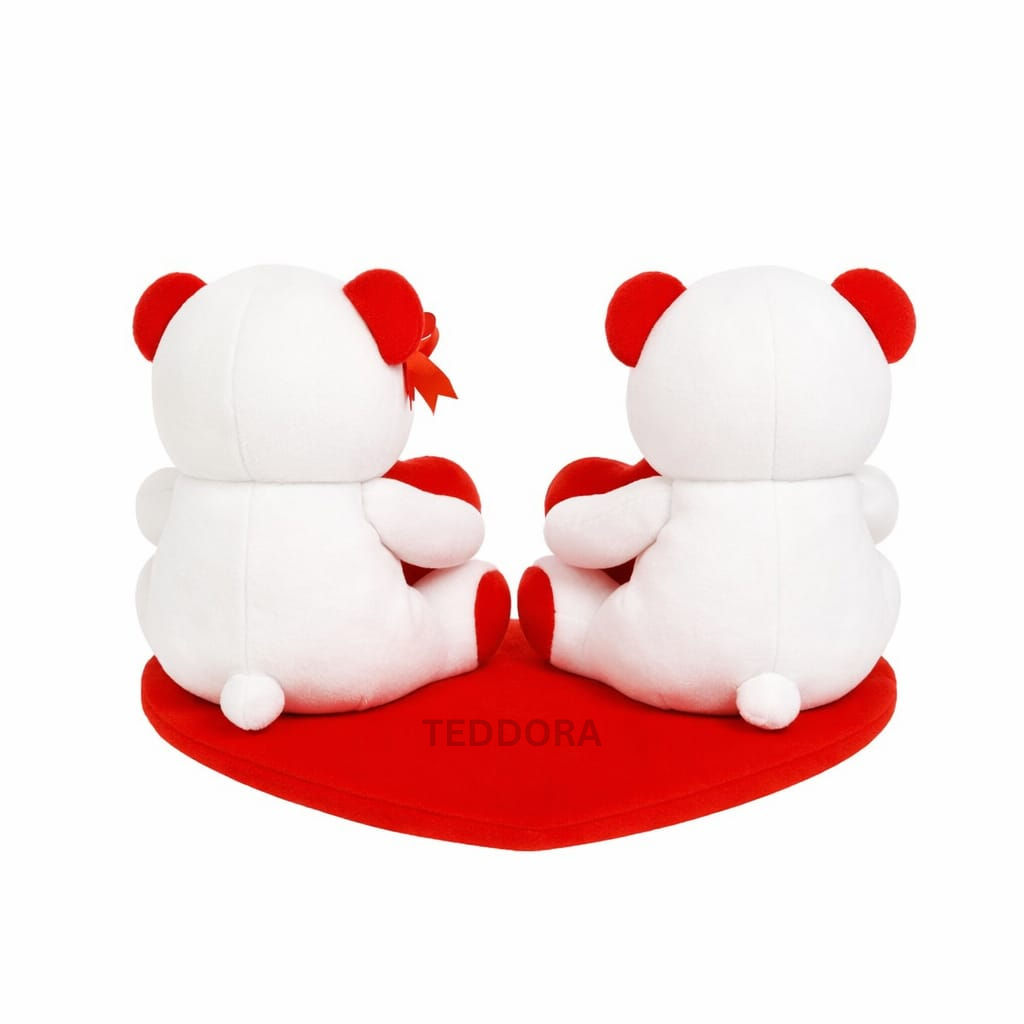 TEDDORA Couple On Heart Soft Toy -20cm