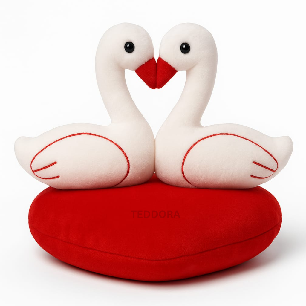 TEDDORA Swan Couple Soft Toy - 20cm