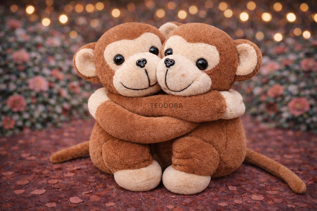 TEDDORA Hugging Monkey Soft Toy - 20cm