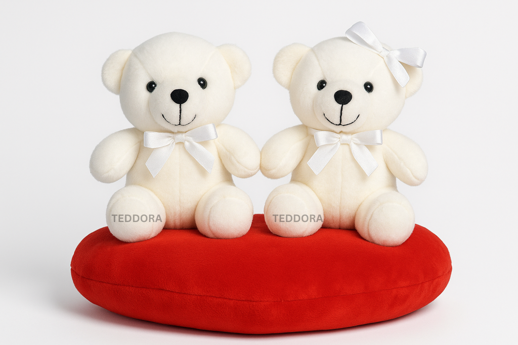 TEDDORA Pookie Couple Soft Toy - 18cm