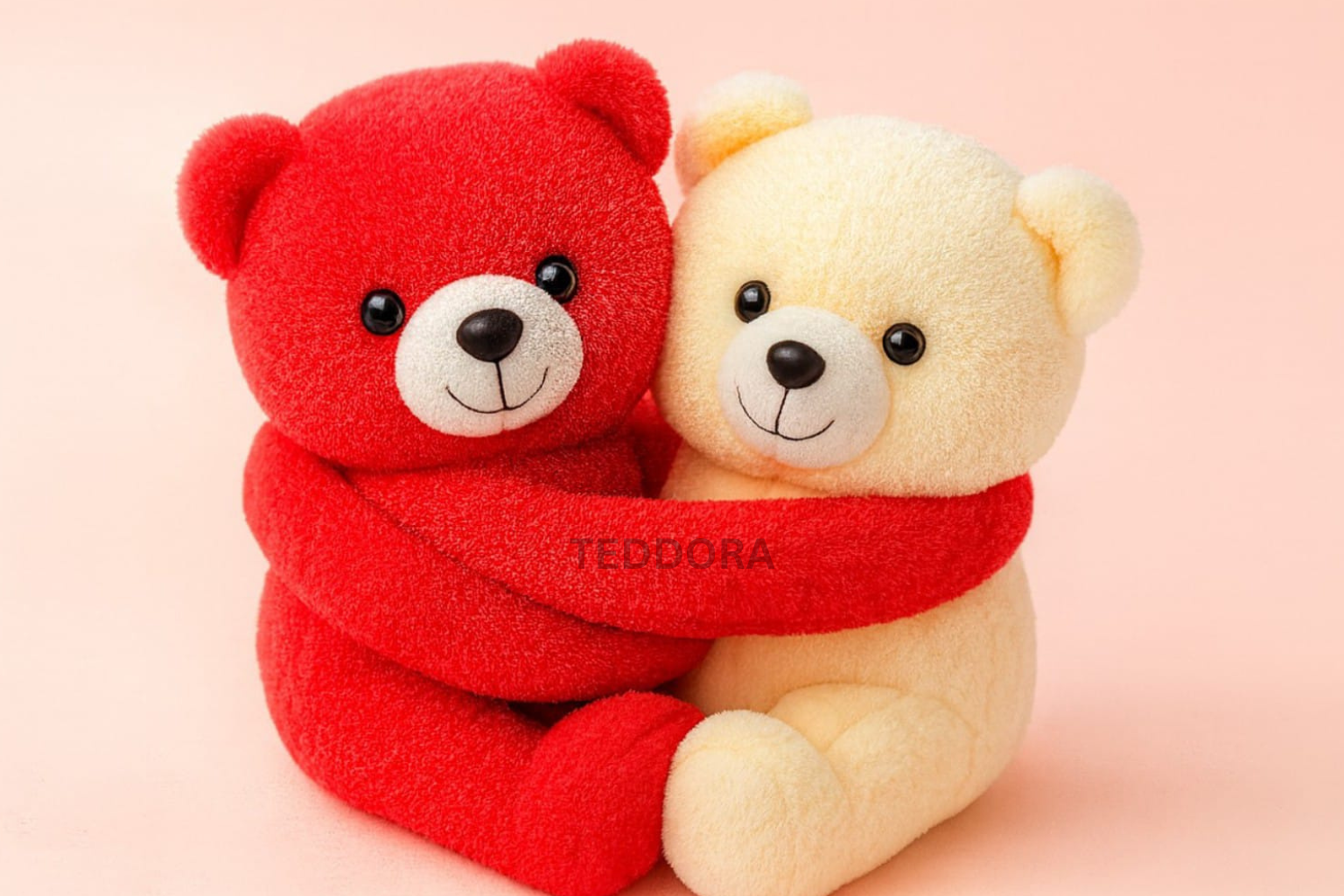 TEDDORA Hugging Couple Soft Toy - 28cm