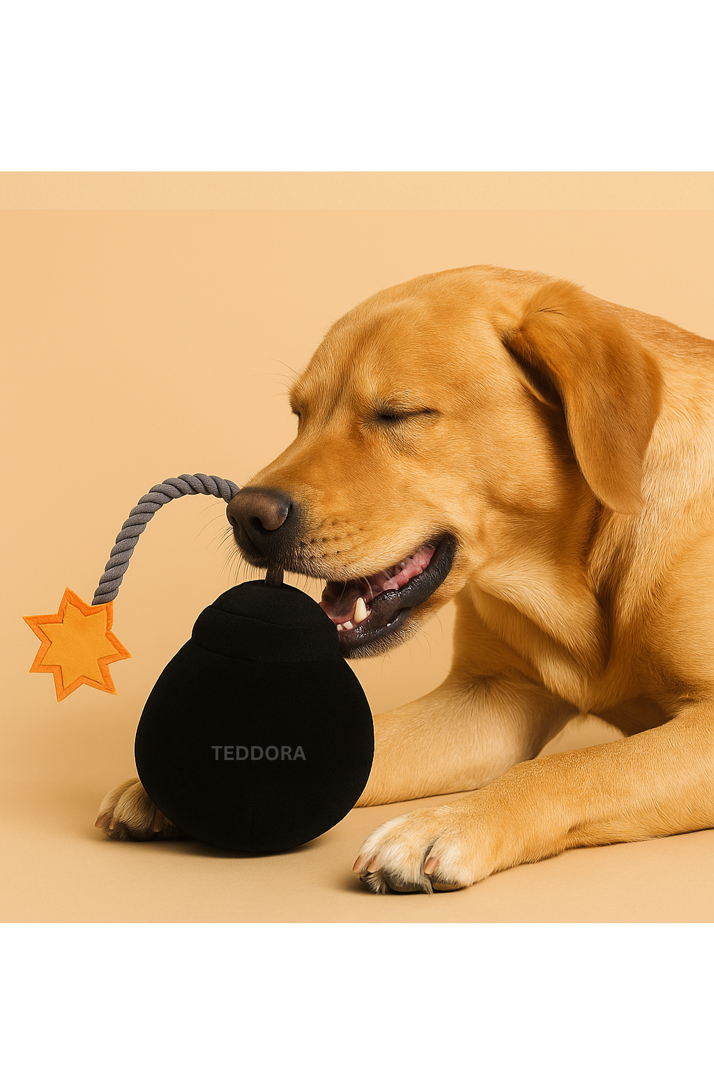 Bomb Dog Toy – Plush Chew Toy for Dogs | Teddora