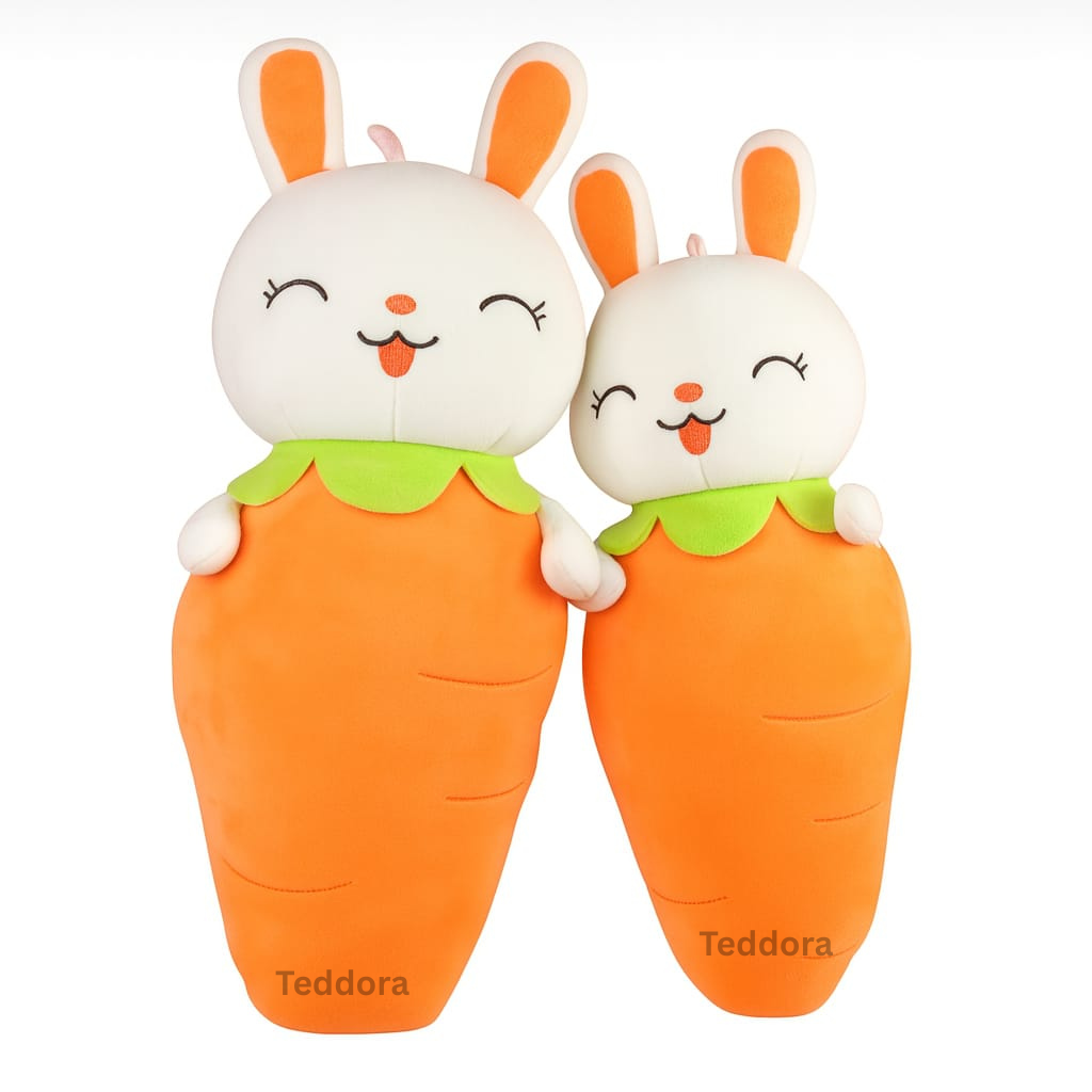 TEDDORA Carrot Couple Soft Toy - 26cm