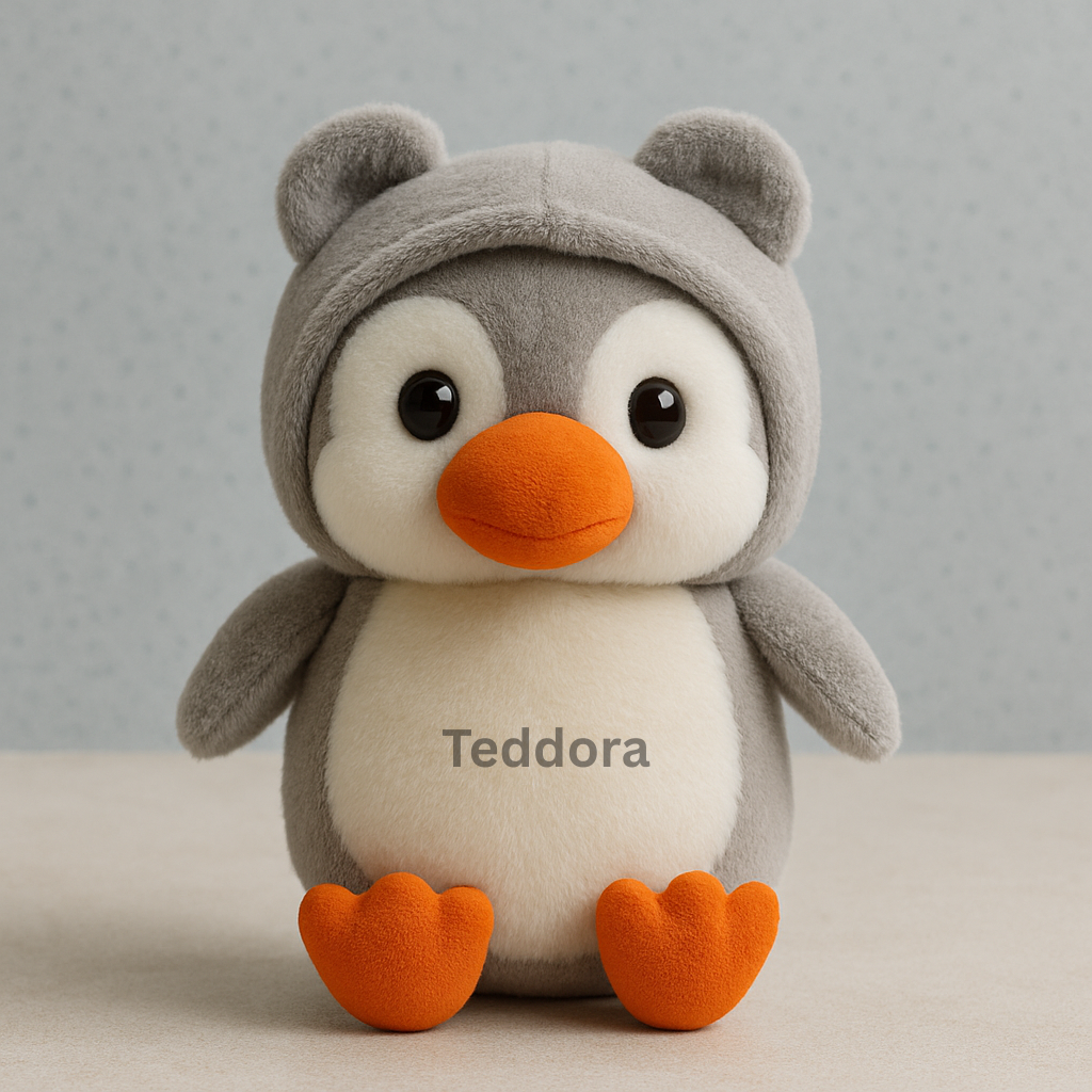 TEDDORA Hoddie Pingu Soft Toy - 23cm