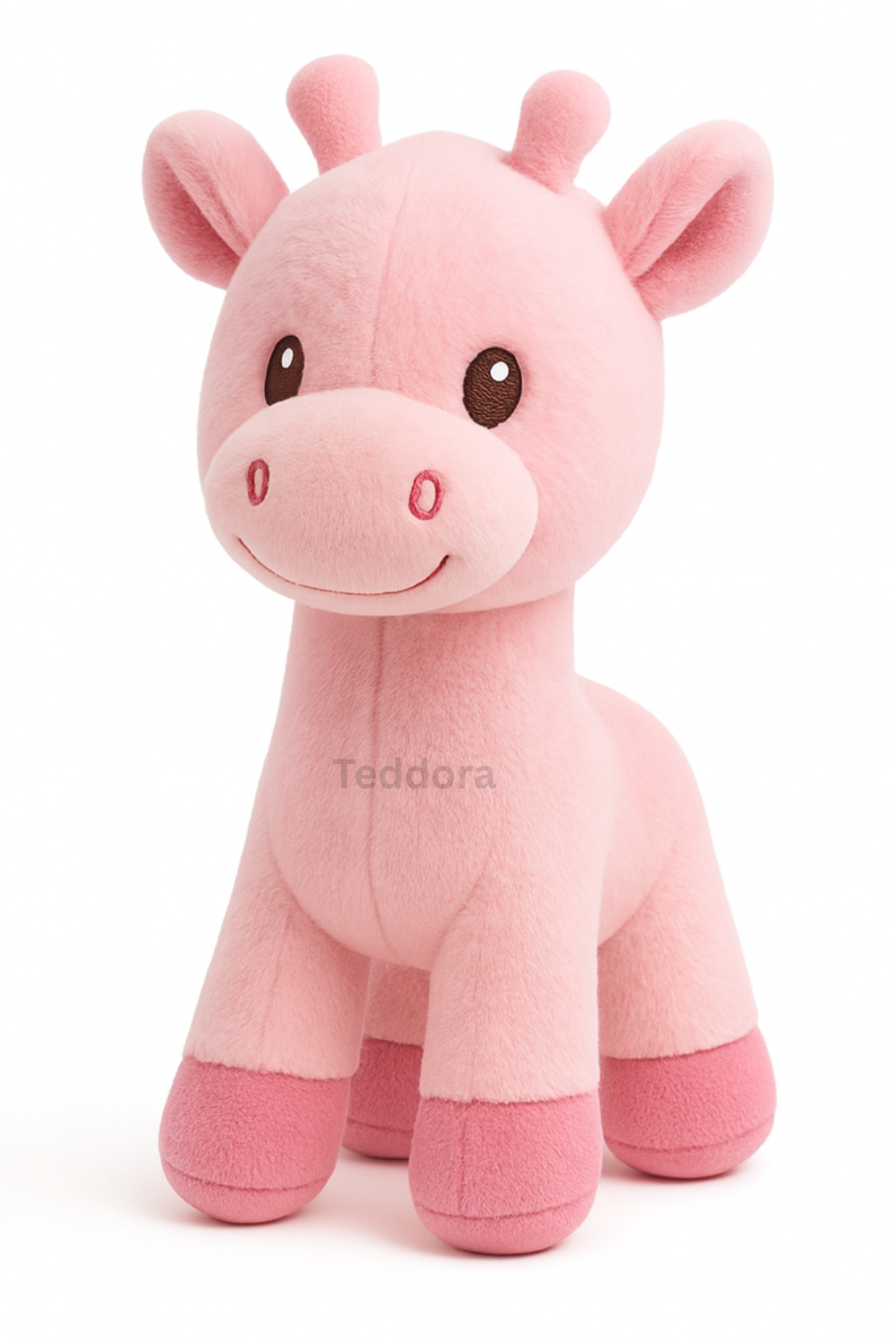 TEDDORA Fuzzy Giraffe Soft Toy - 25cm