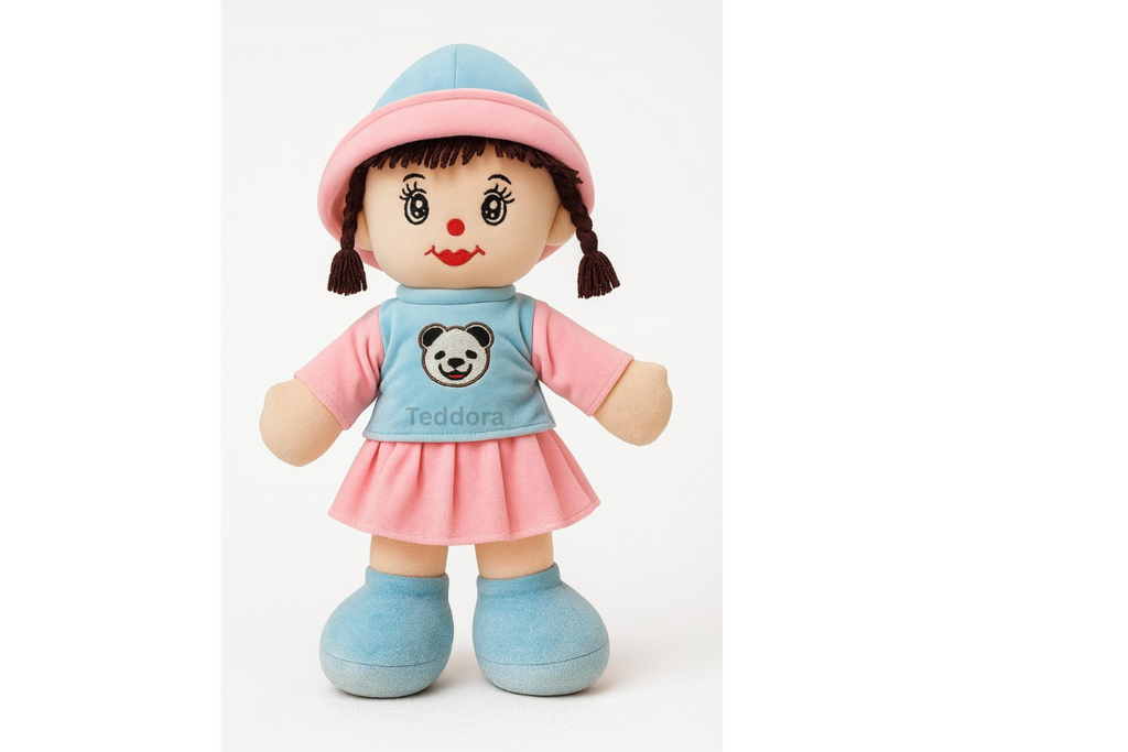 TEDDORA Addy Girl Soft Toy - 40cm