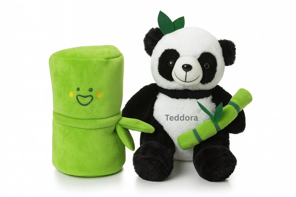 TEDDORA Bamboo Panda Soft Toy - 23CM
