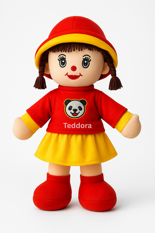 TEDDORA Addy Girl Soft Toy - 40cm