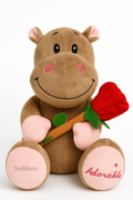 TEDDORA Hippo Soft Toy - 28cm
