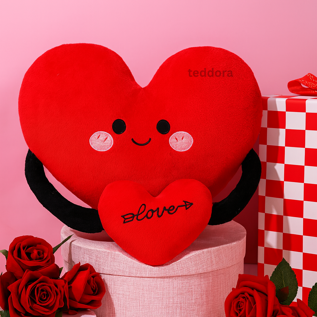 TEDDORA Heart In Hand Soft Toy - 20cm