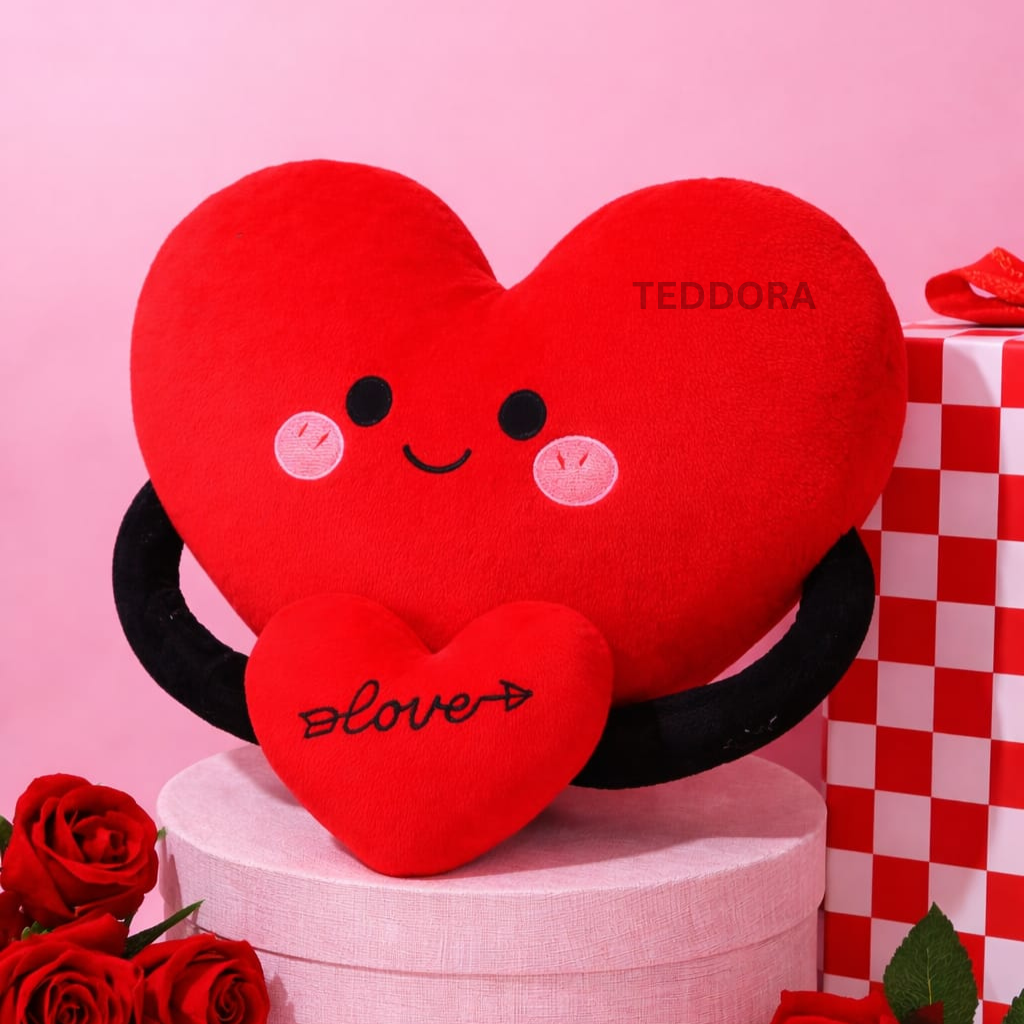 TEDDORA Heart In Hand Soft Toy - 20cm