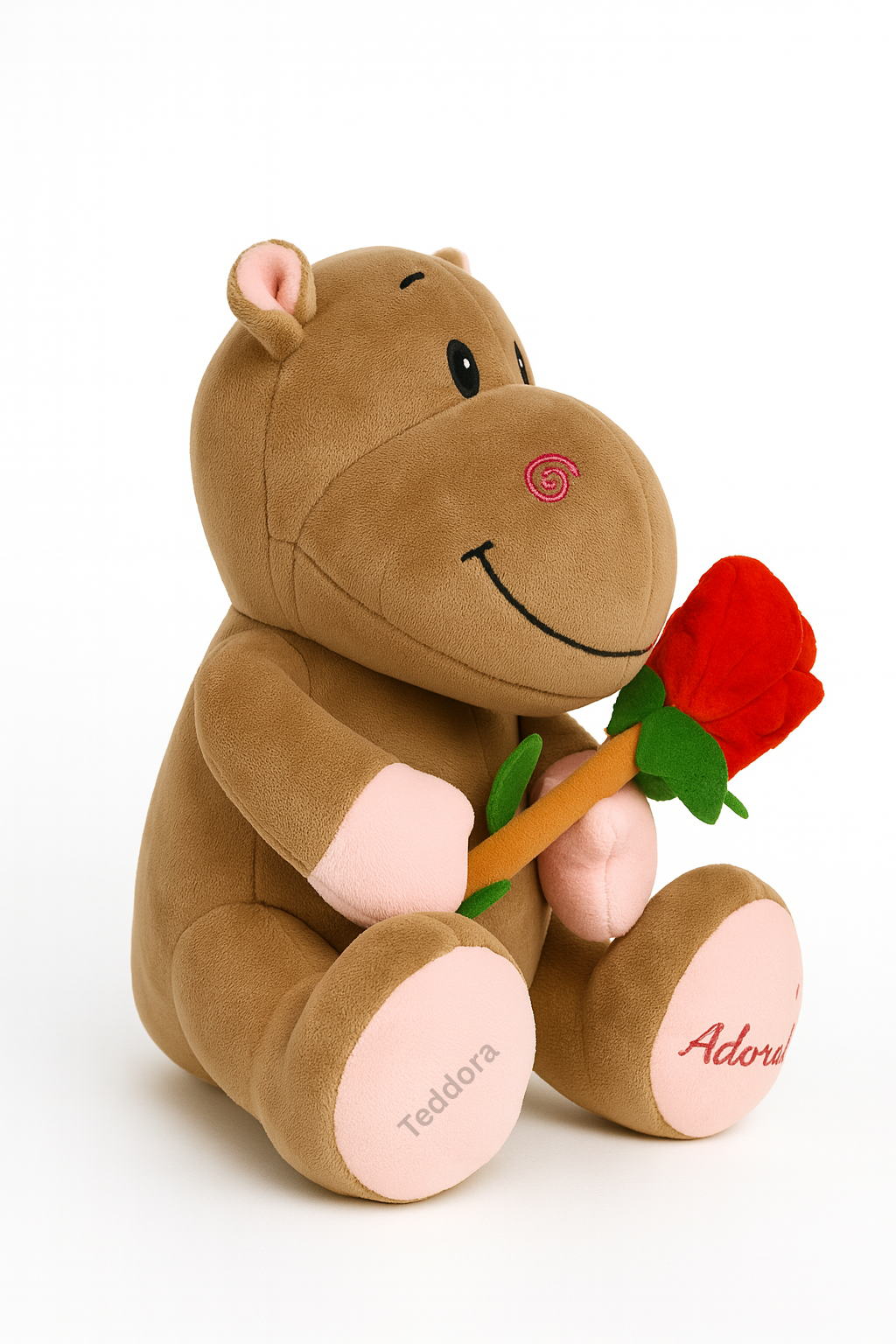 TEDDORA Hippo Soft Toy - 28cm