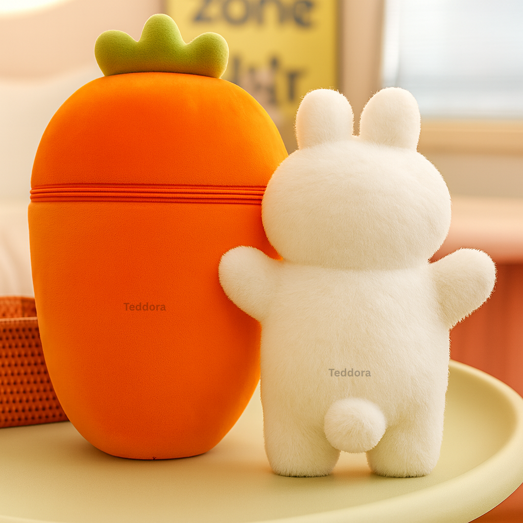 Teddora Carrot Rabbit Soft Toys - 30cm