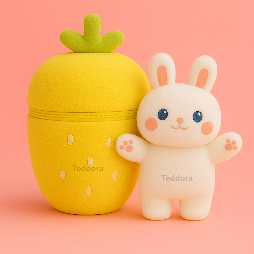 TEDDORA Strawberry Rabbit Soft Toy - 30cm
