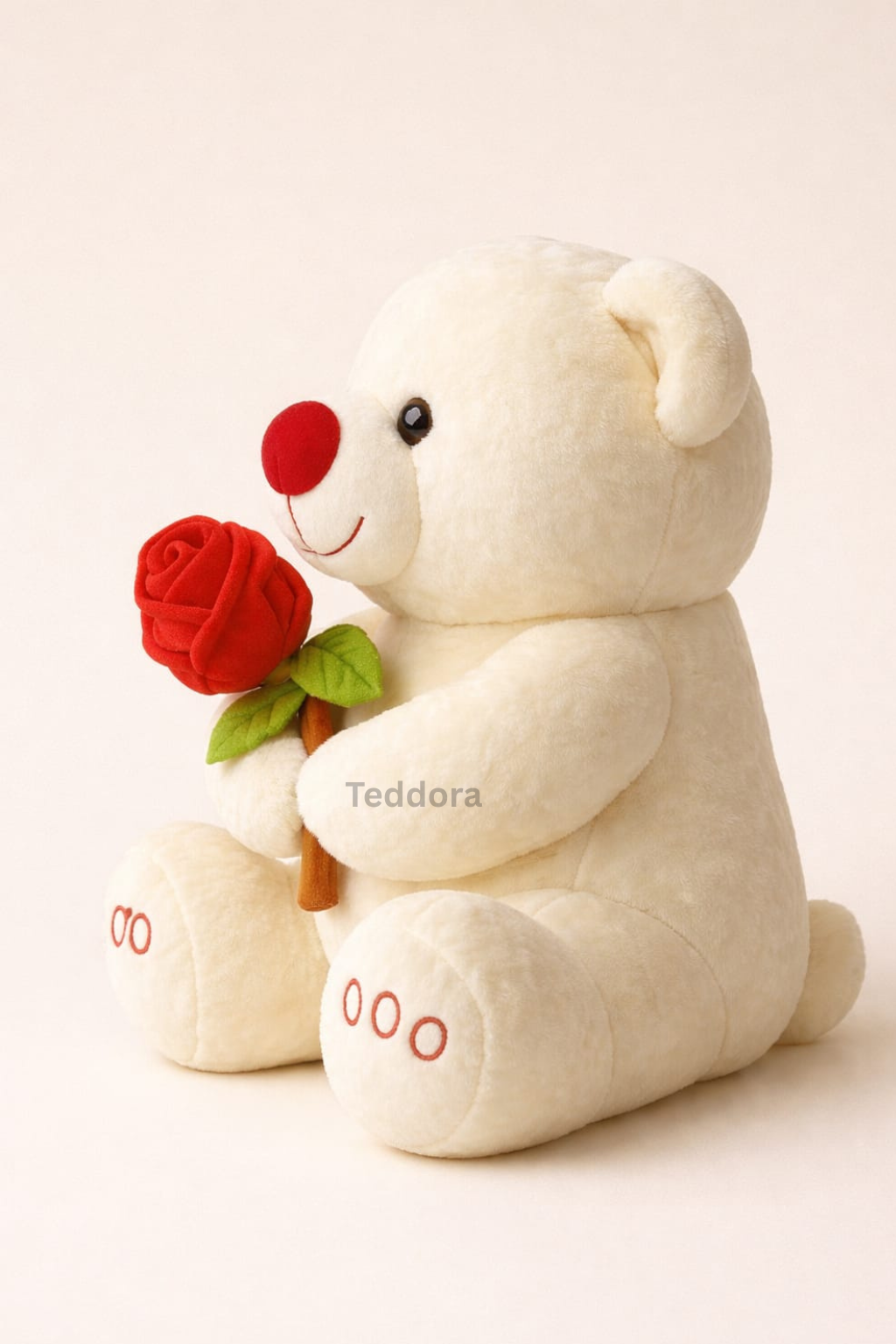 TEDDORA Rose Teddy Soft Toy - 35cm
