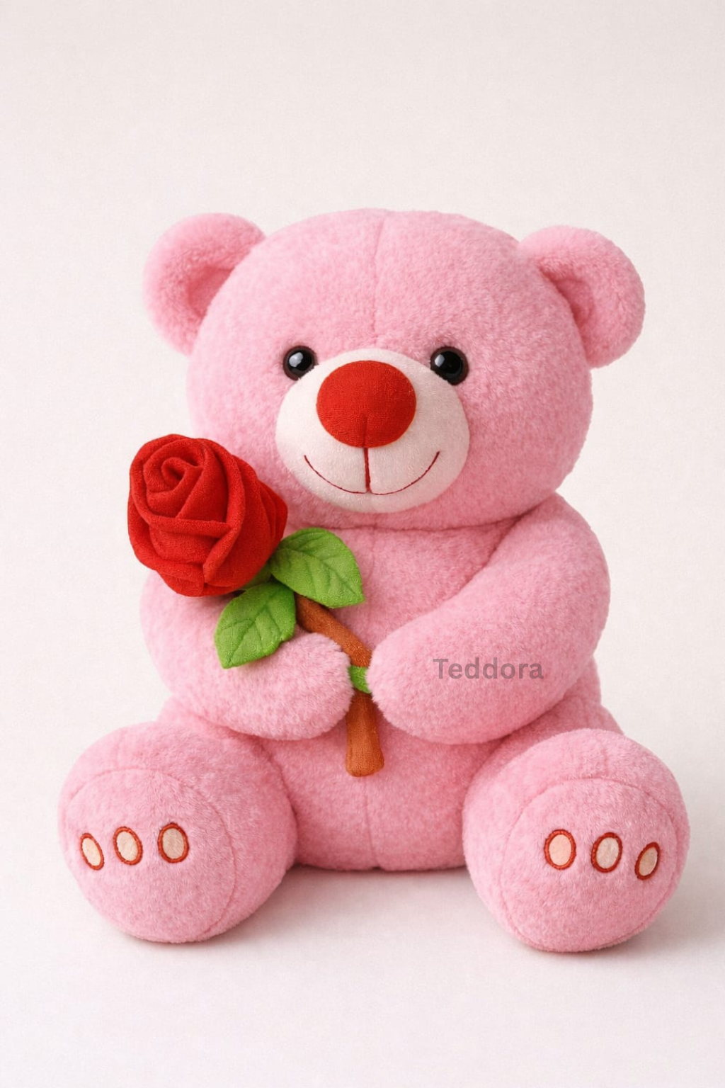 TEDDORA Rose Teddy Soft Toy - 35cm