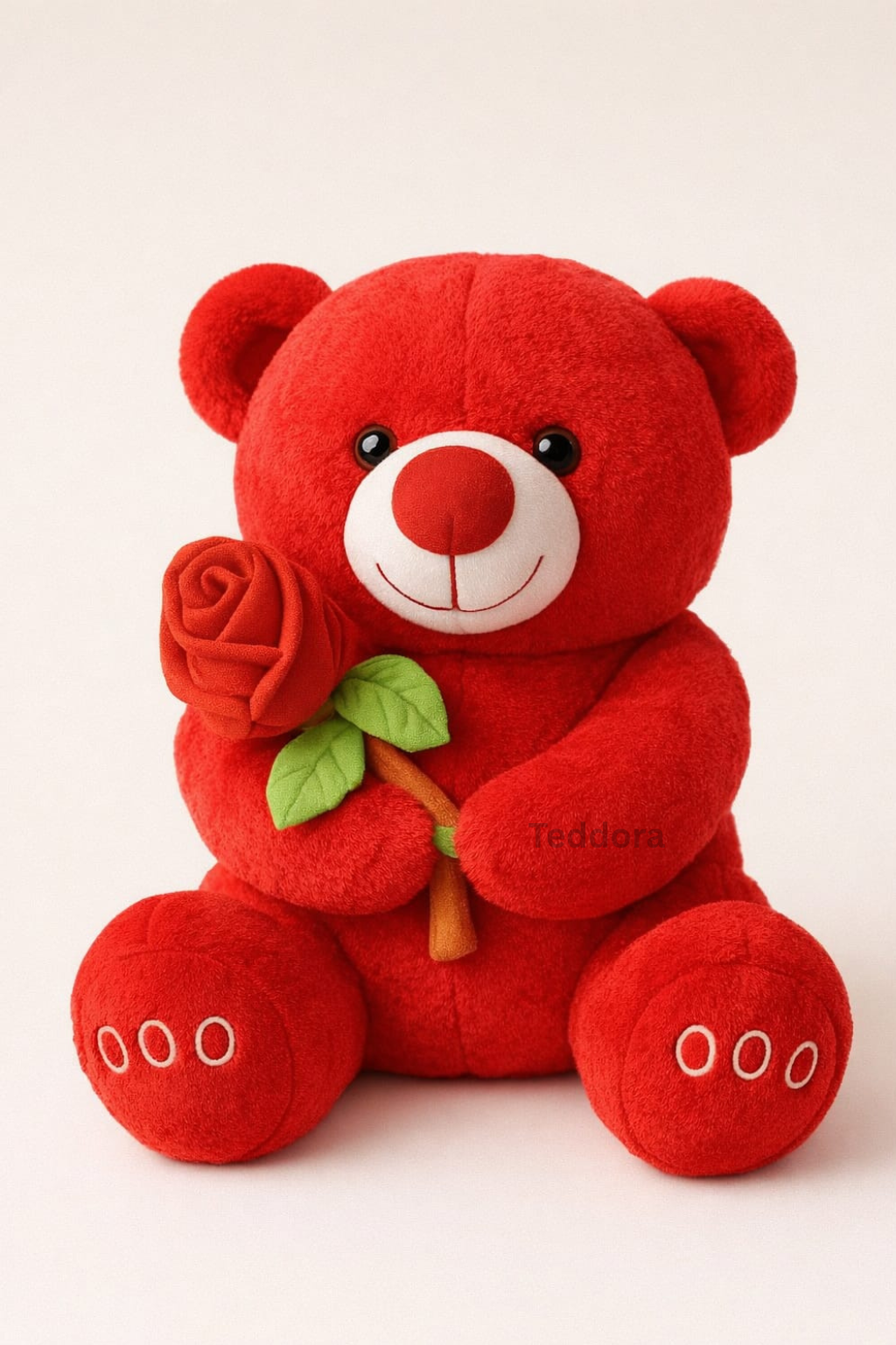 TEDDORA Rose Teddy Soft Toy - 35cm