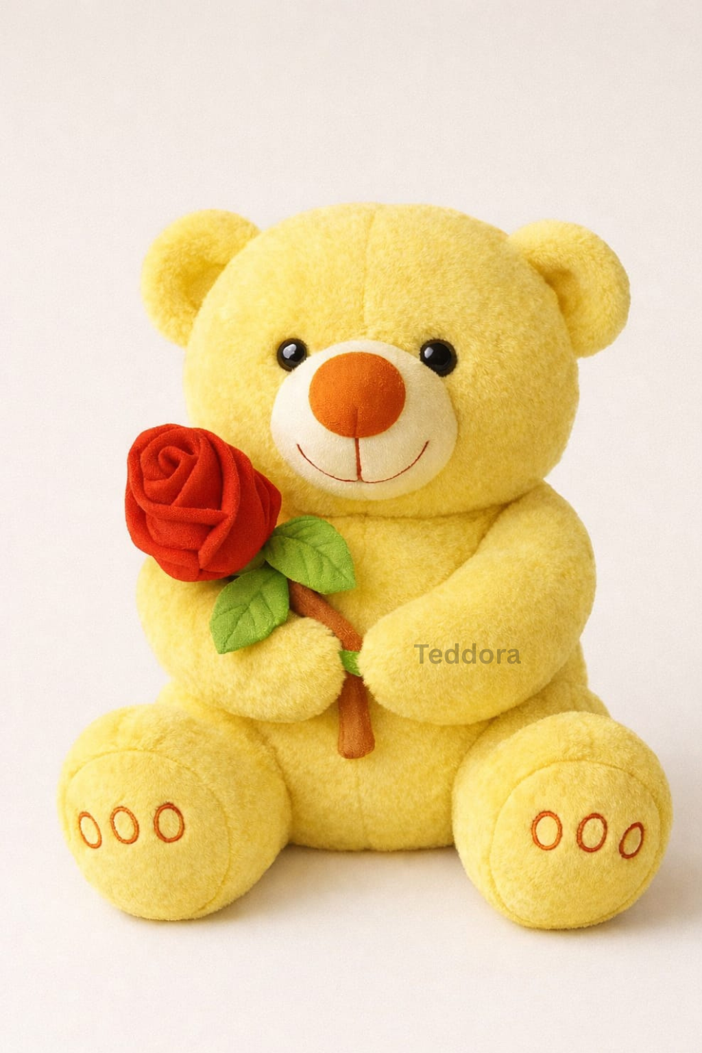 TEDDORA Rose Teddy Soft Toy - 35cm