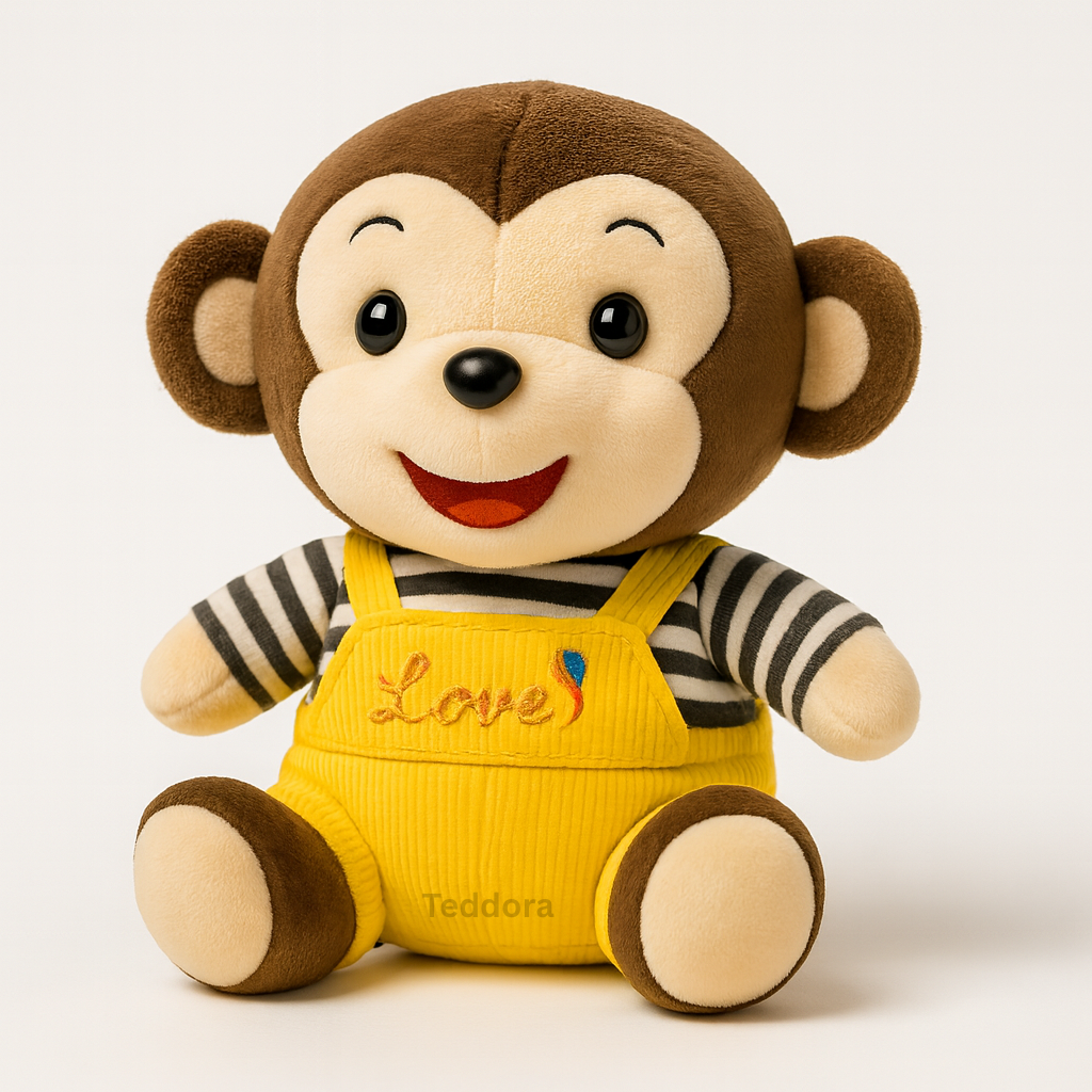 TEDDORA Love Monkey Soft Toy - 20cm