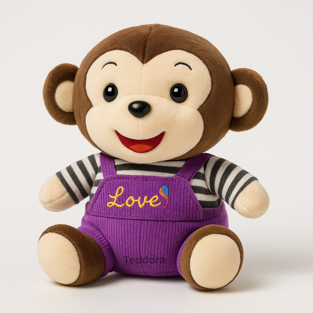 TEDDORA Love Monkey Soft Toy - 20cm