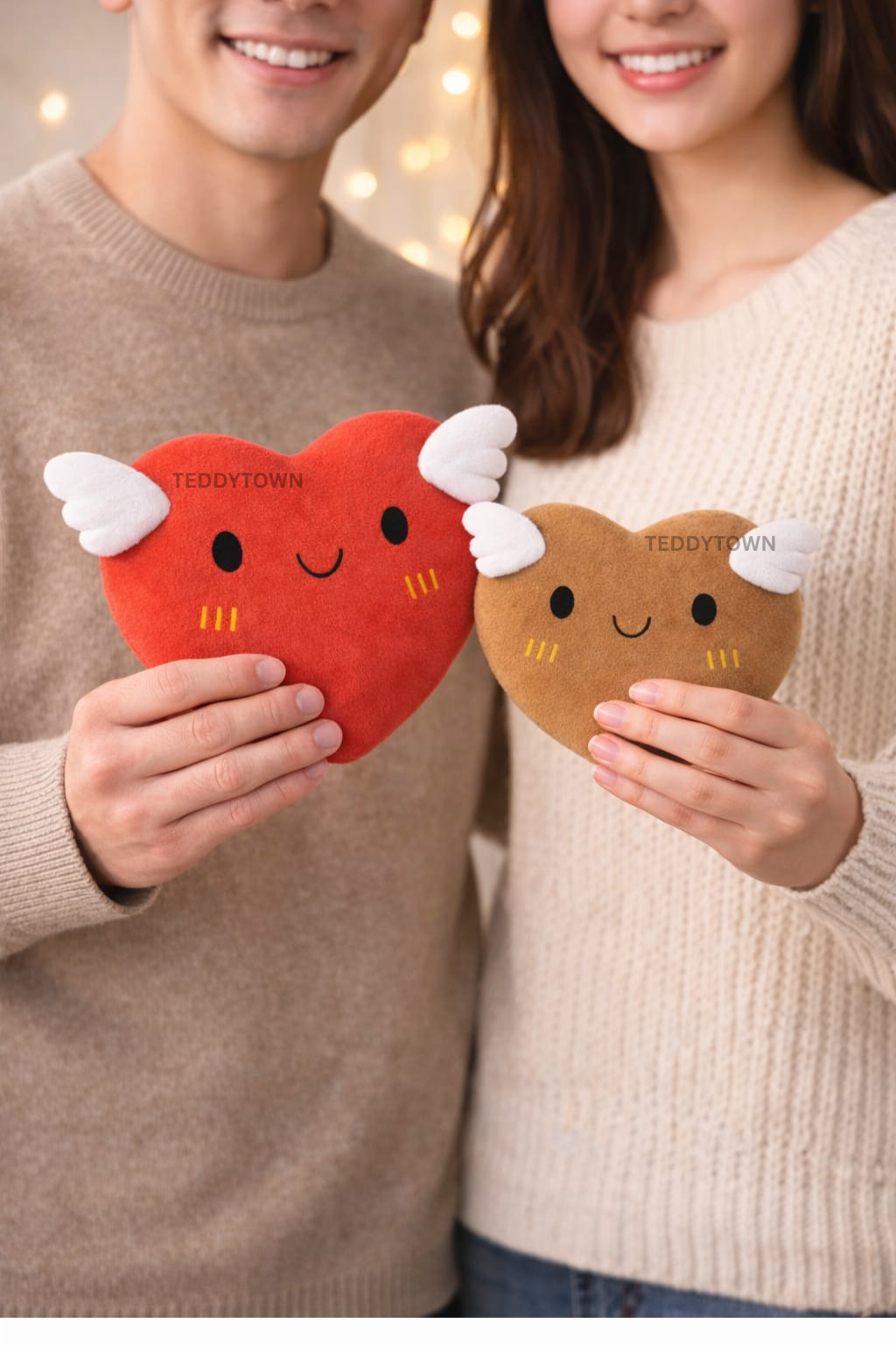TEDDORA Wing Heart Soft Toy - 20cm