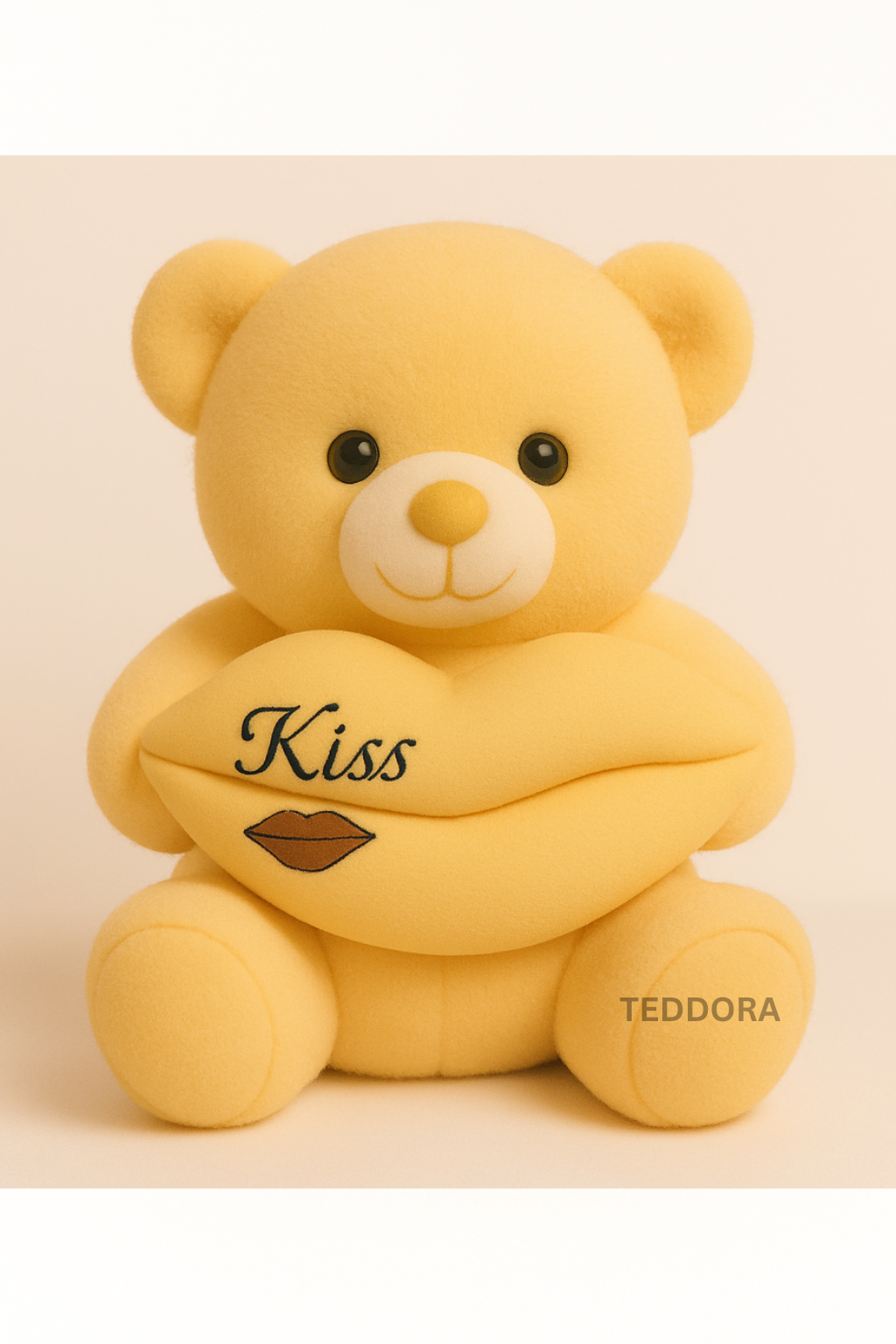 TEDDORA Kiss Teddy Soft Toy - 35cm