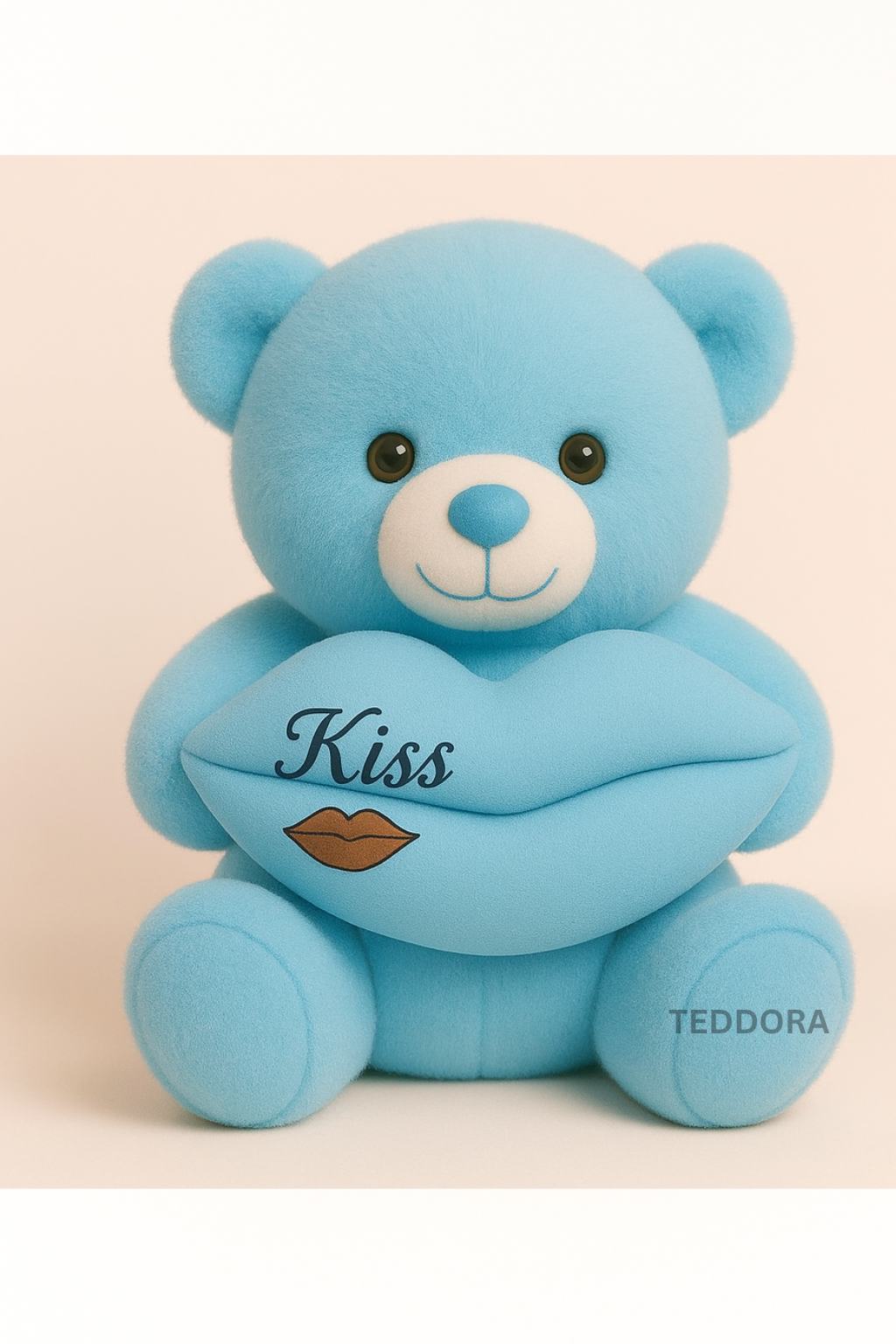 TEDDORA Kiss Teddy Soft Toy - 35cm