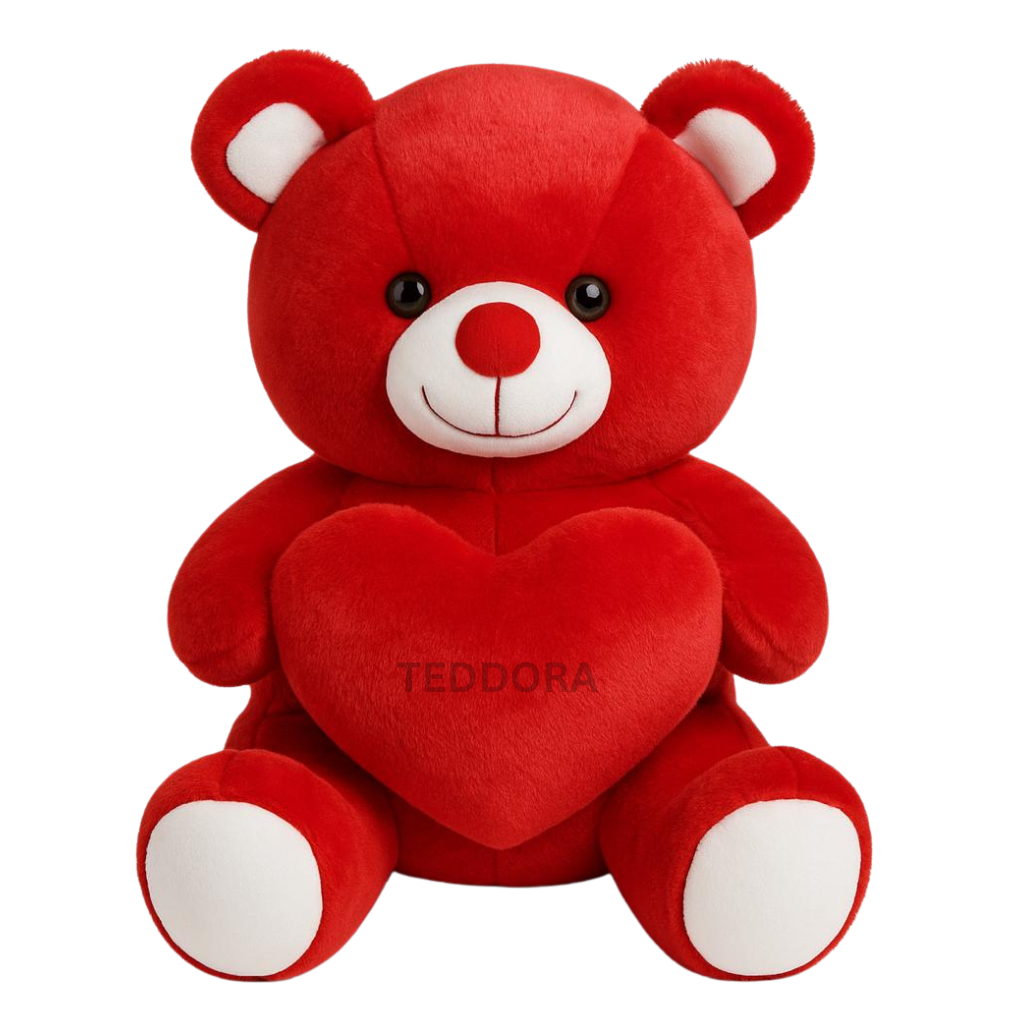 TEDDORA Heart Teddy Soft Toy - 40cm