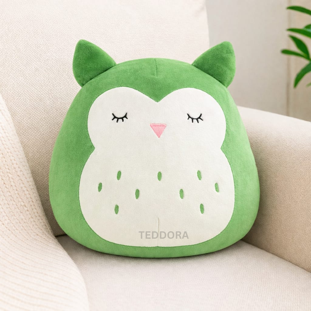 TEDDORA Sleepy Owl Pillows - 20cm