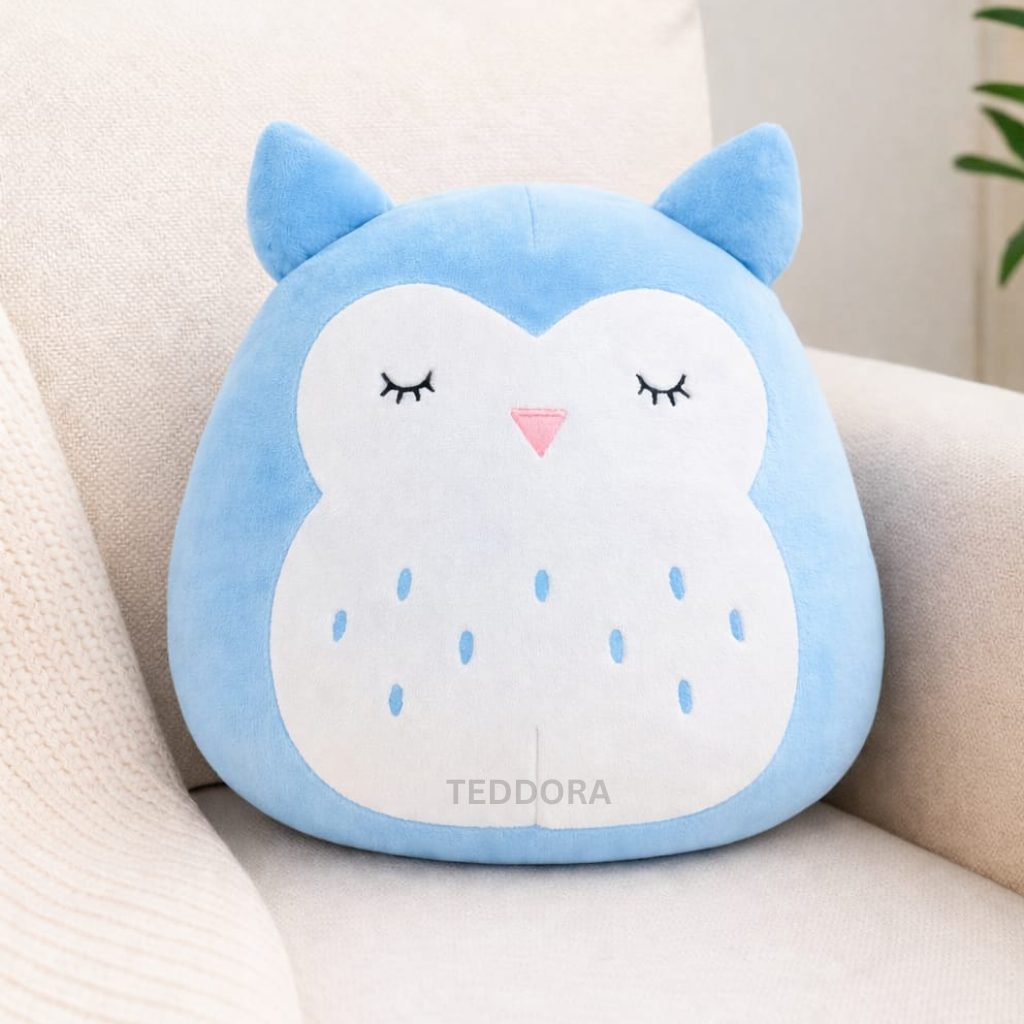 TEDDORA Sleepy Owl Pillows - 20cm