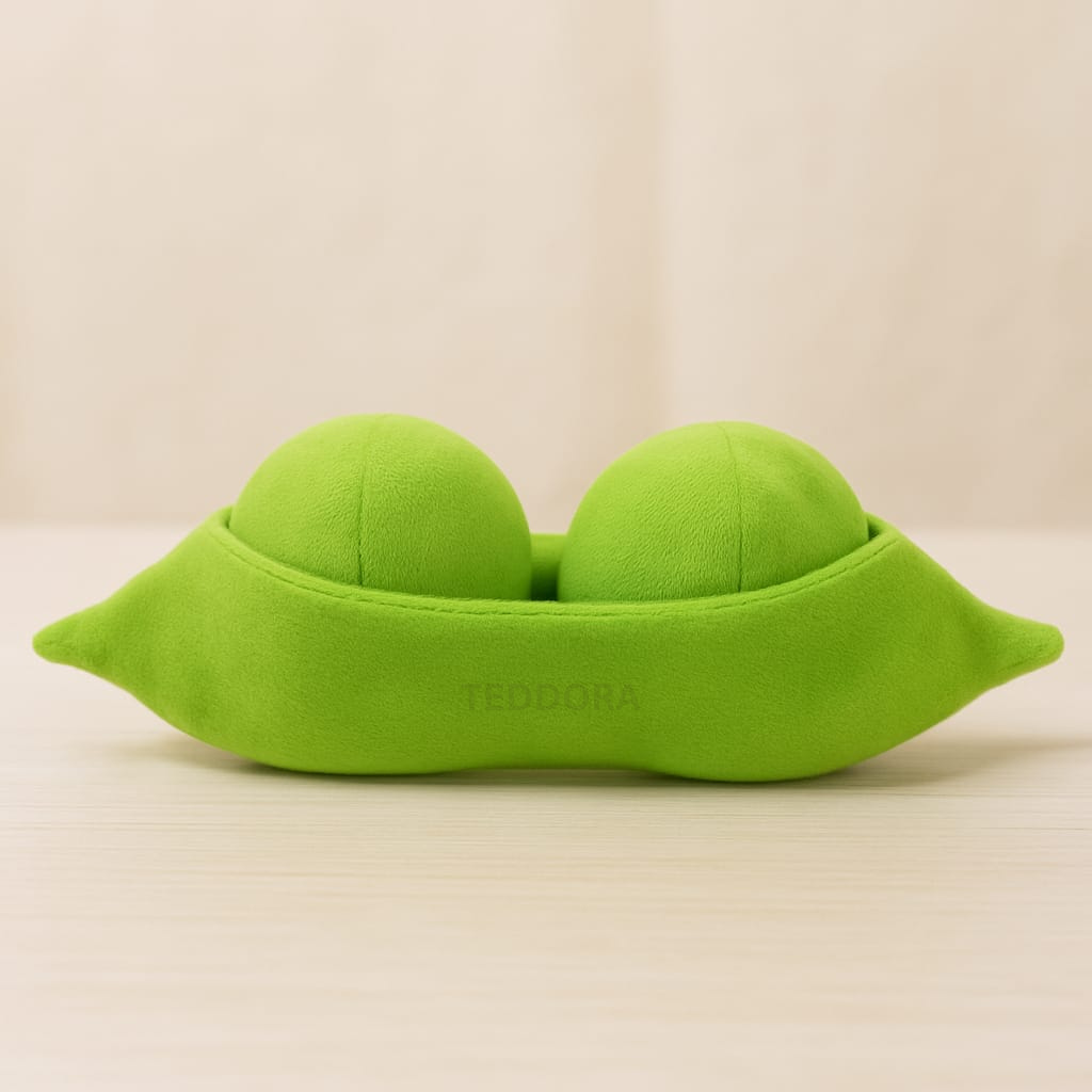 Peas in Pod Plush Dog Toy – Funny Interactive Chew Toy for Dogs | Teddora