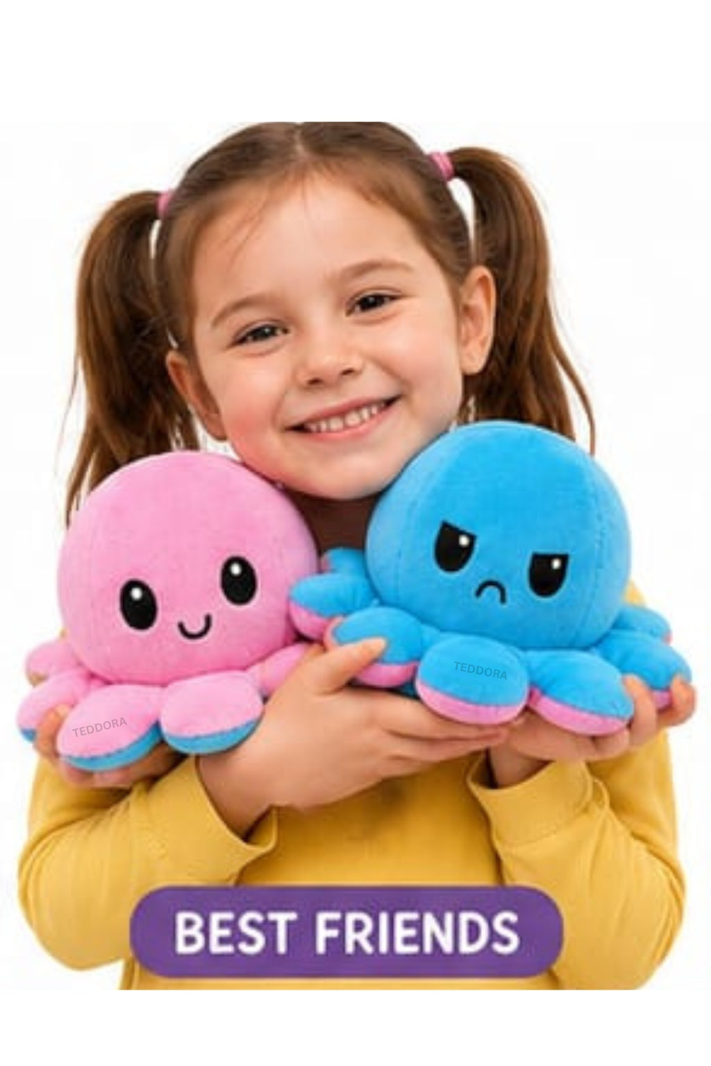 TEDDORA Filppy Octo Soft Toys - 15cm