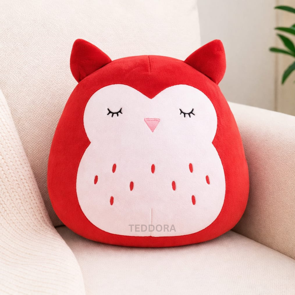 TEDDORA Sleepy Owl Pillows - 20cm