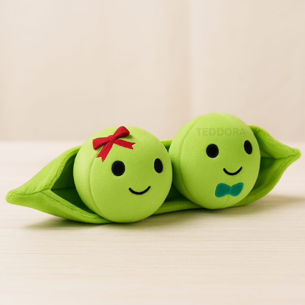 Peas in Pod Plush Dog Toy – Funny Interactive Chew Toy for Dogs | Teddora